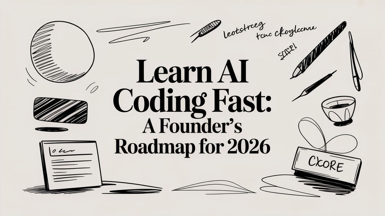 Learn AI Coding Fast: A Founder's Roadmap for 2026