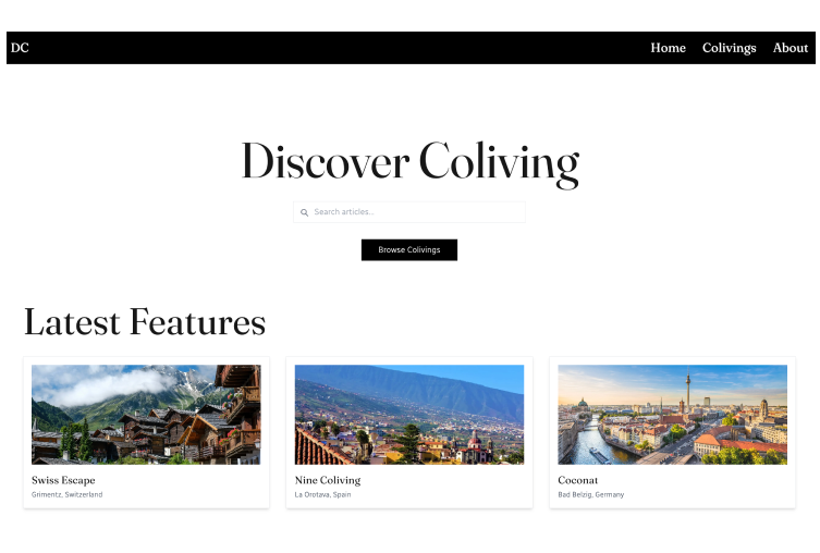 Discover Coliving